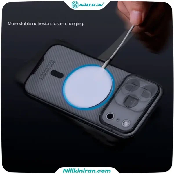 قاب نیلکین iPhone 17 Pro مدل (Camshield Pro Magnetic (Clear version