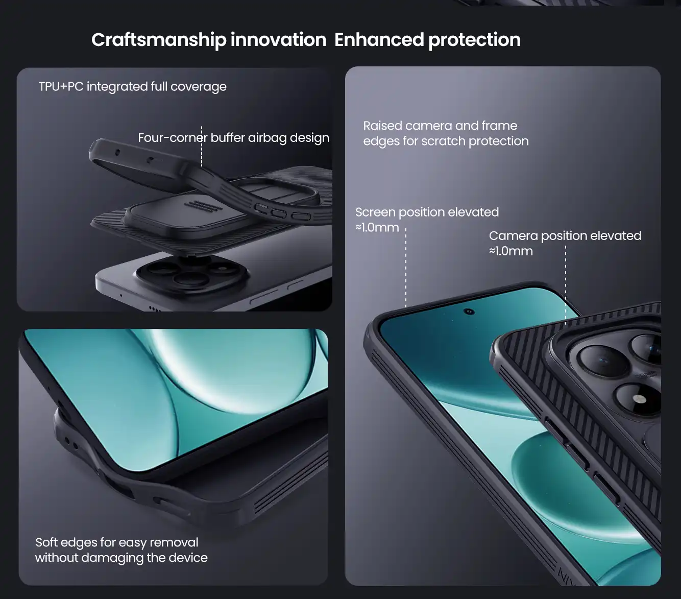 قاب نیلکین شیائومی +Redmi Note15 Pro مدل CamShield Pro