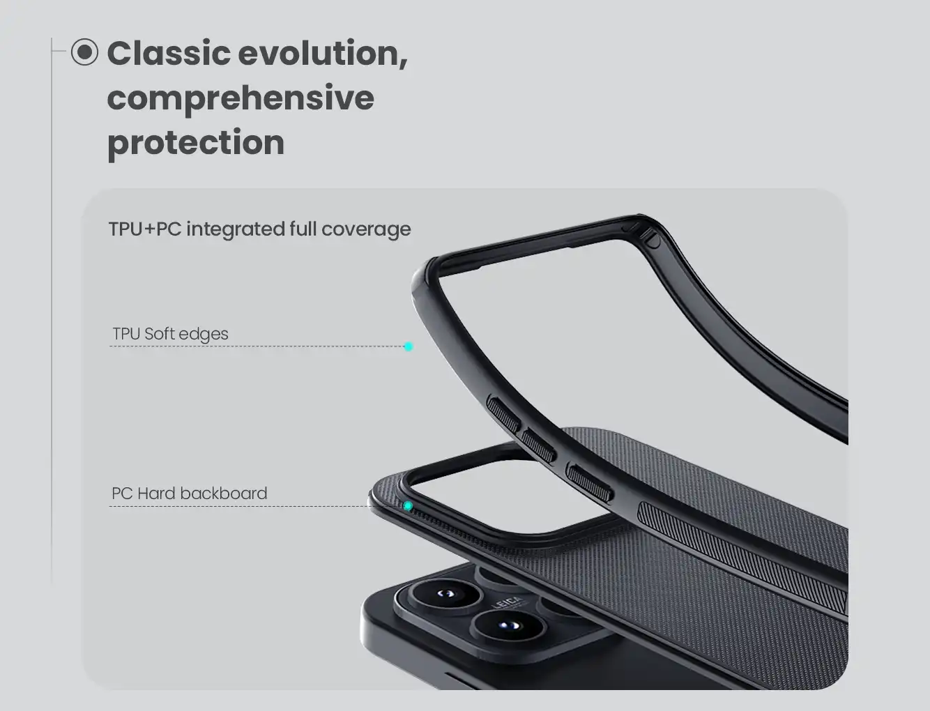 قاب نیلکین شیائومی 17 مدل (Super Frosted Shield Pro Magnetic (MagSafe function