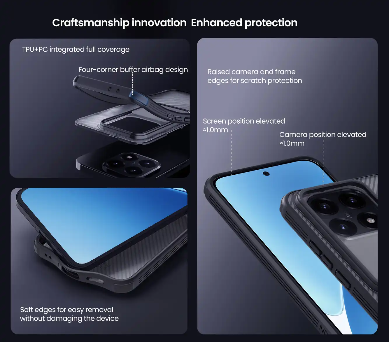 قاب نیلکین شیائومی Xiaomi 15 T مدل CamShield Pro (Clear Version)