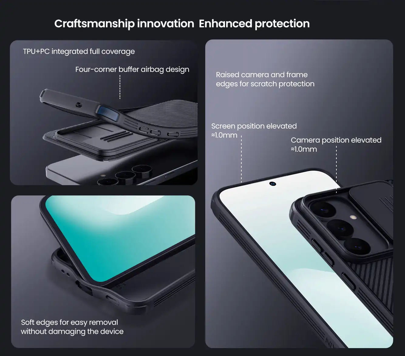 قاب نیلکین سامسونگ Galaxy S25 FE مدل CamShield Pro Magnetic