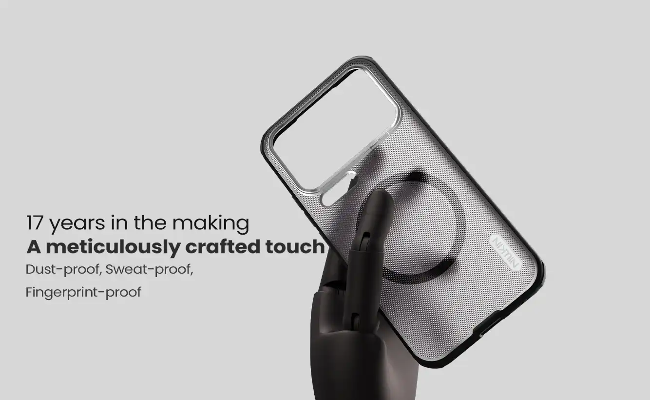 قاب نیلکین شیائومی Xiaomi 17 Pro Max مدل Super Frosted Shield Pro Magnetic (Clear Version)