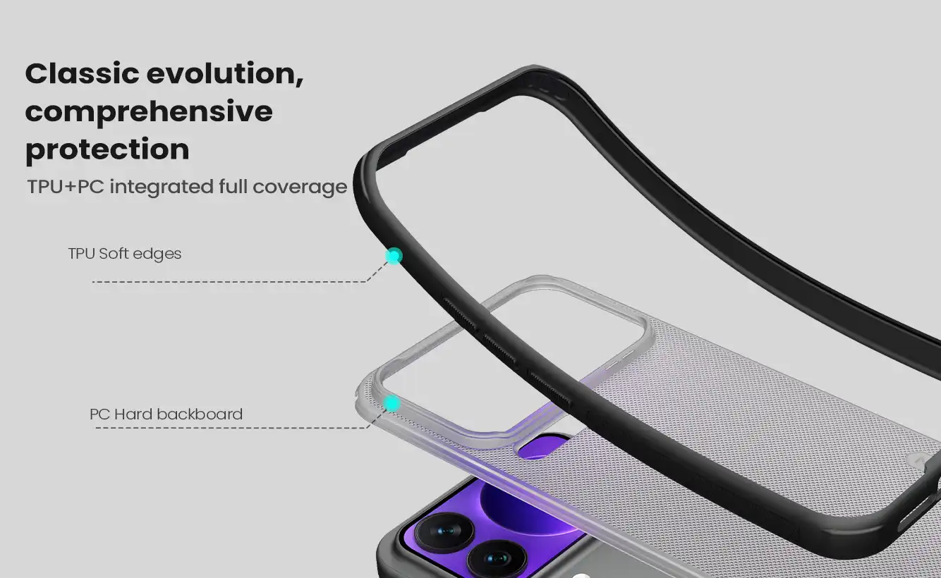 قاب نیلکین شیائومی Xiaomi 17 Pro Max مدل Super Frosted Shield Pro (Clear Version)