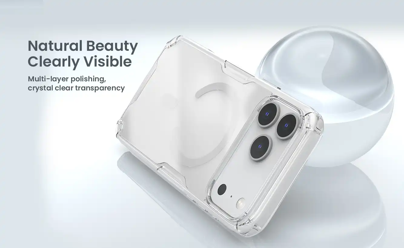 قاب نیلکین iPhone 17 Pro Max مدل Nature TPU Pro Magnetic