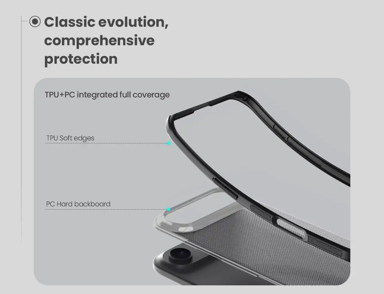 قاب نیلکین آیفون iPhone 17 Air مدل Super Frosted Shield Pro (Clear Version)