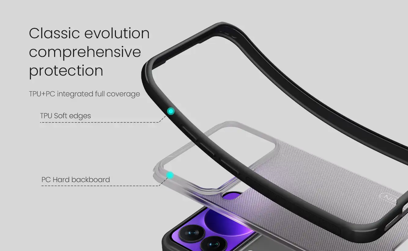 قاب نیلکین شیائومی Xiaomi 17 Pro مدل Super Frosted Shield Pro (Clear Version)