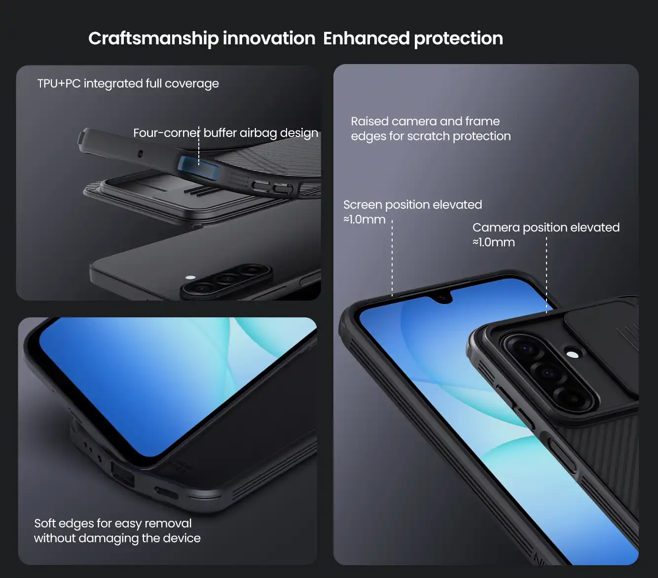 قاب نیلکین سامسونگ Galaxy A17 مدل CamShield Pro Magnetic