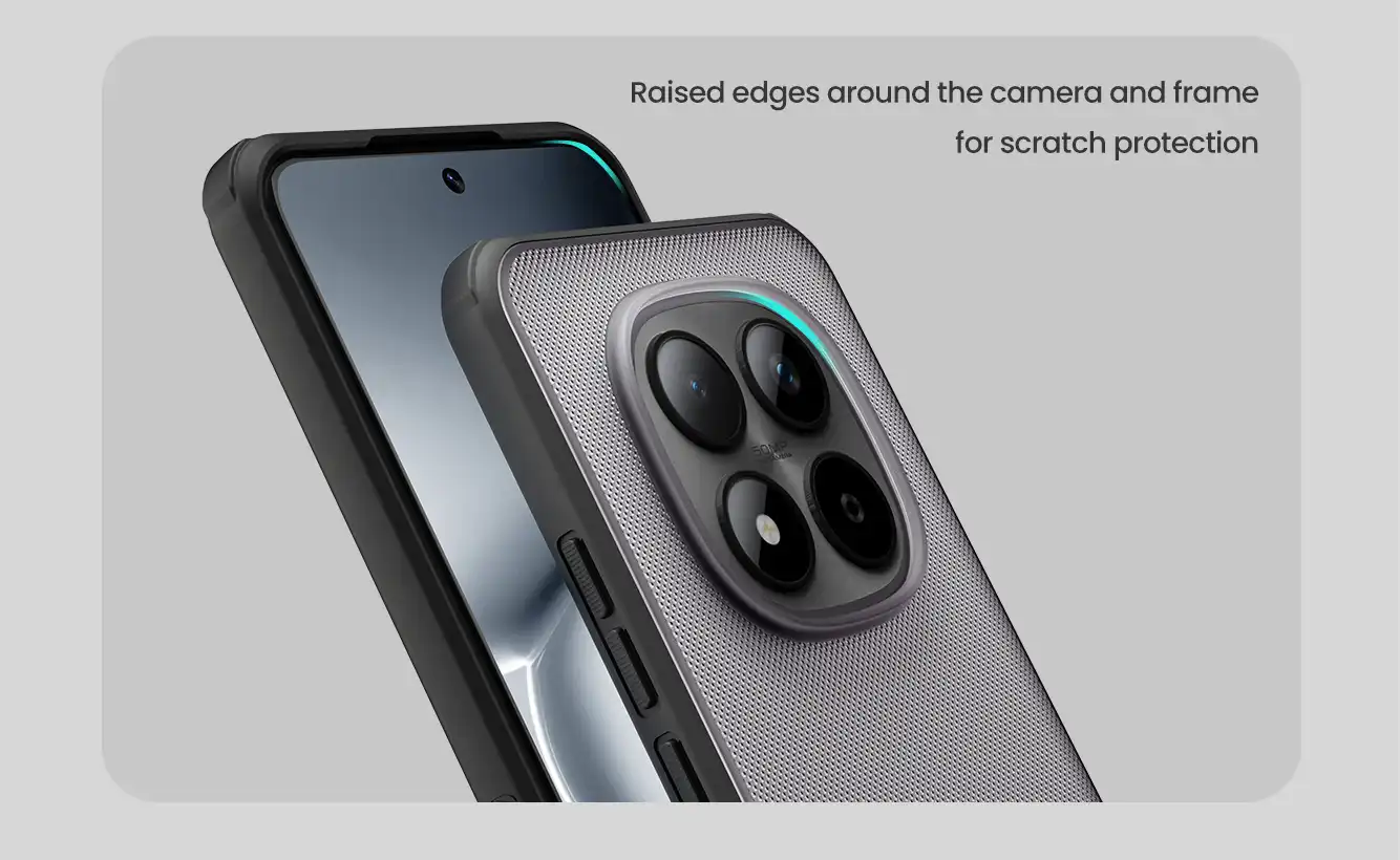 قاب نیلکین شیائومی Redmi Note15 Pro مدل Super Frosted Shield Pro (Clear Version)