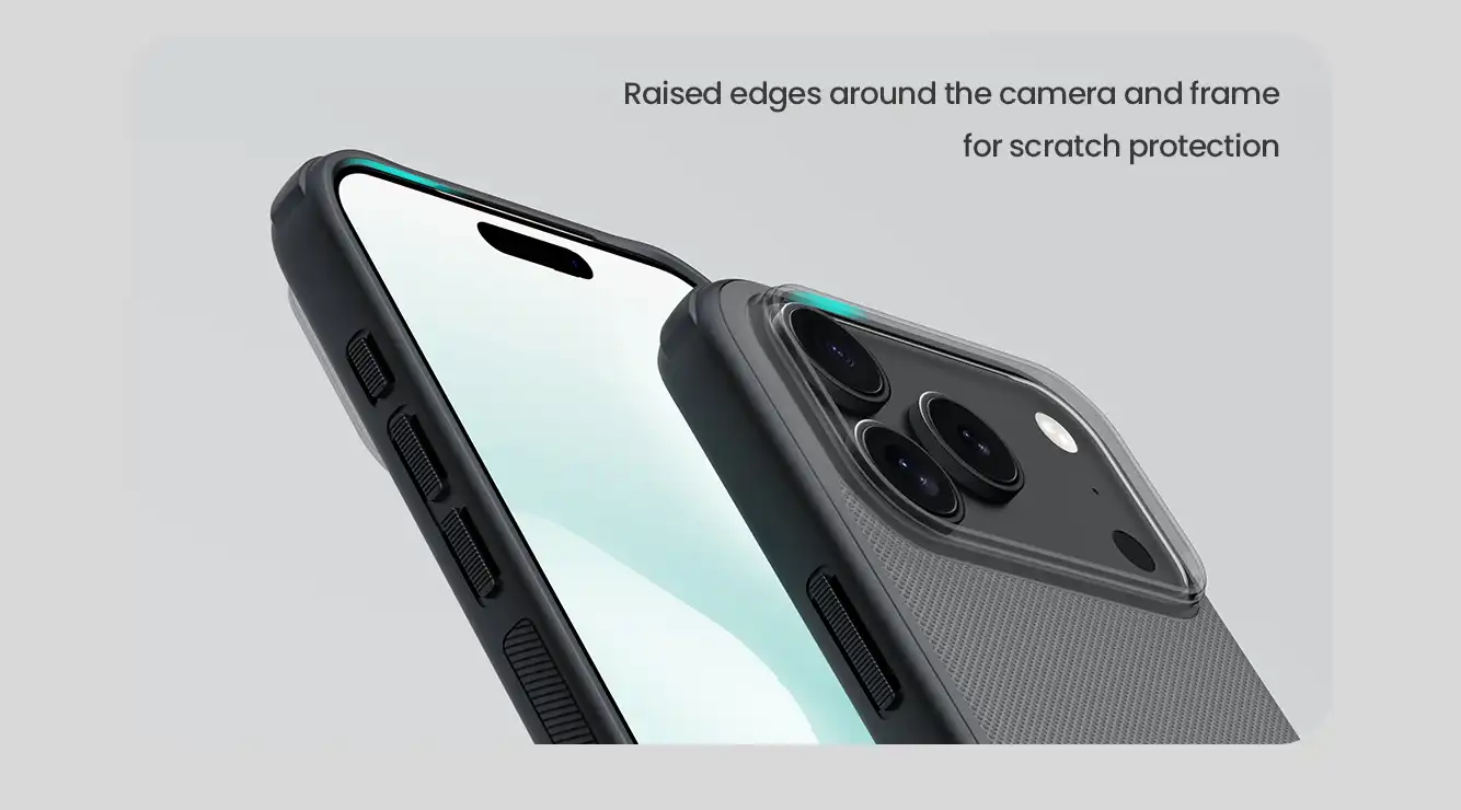 قاب نیلکین آیفون iPhone 17 Pro مدل Super Frosted Shield Pro (Clear Version)