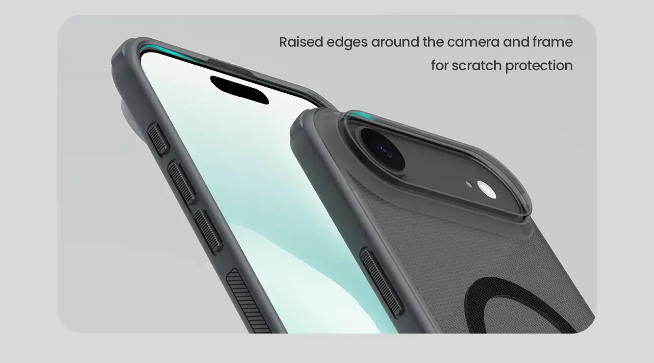 قاب نیلکین آیفون iPhone 17 Air مدل Super Frosted Shield Pro Magnetic (Clear Version)