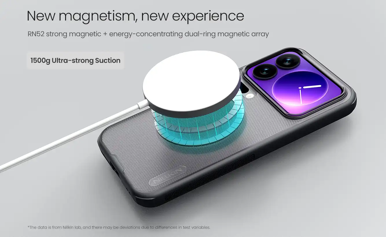 قاب نیلکین شیائومی Xiaomi 17 Pro مدل Super Frosted Shield Pro Magnetic (Clear Version)