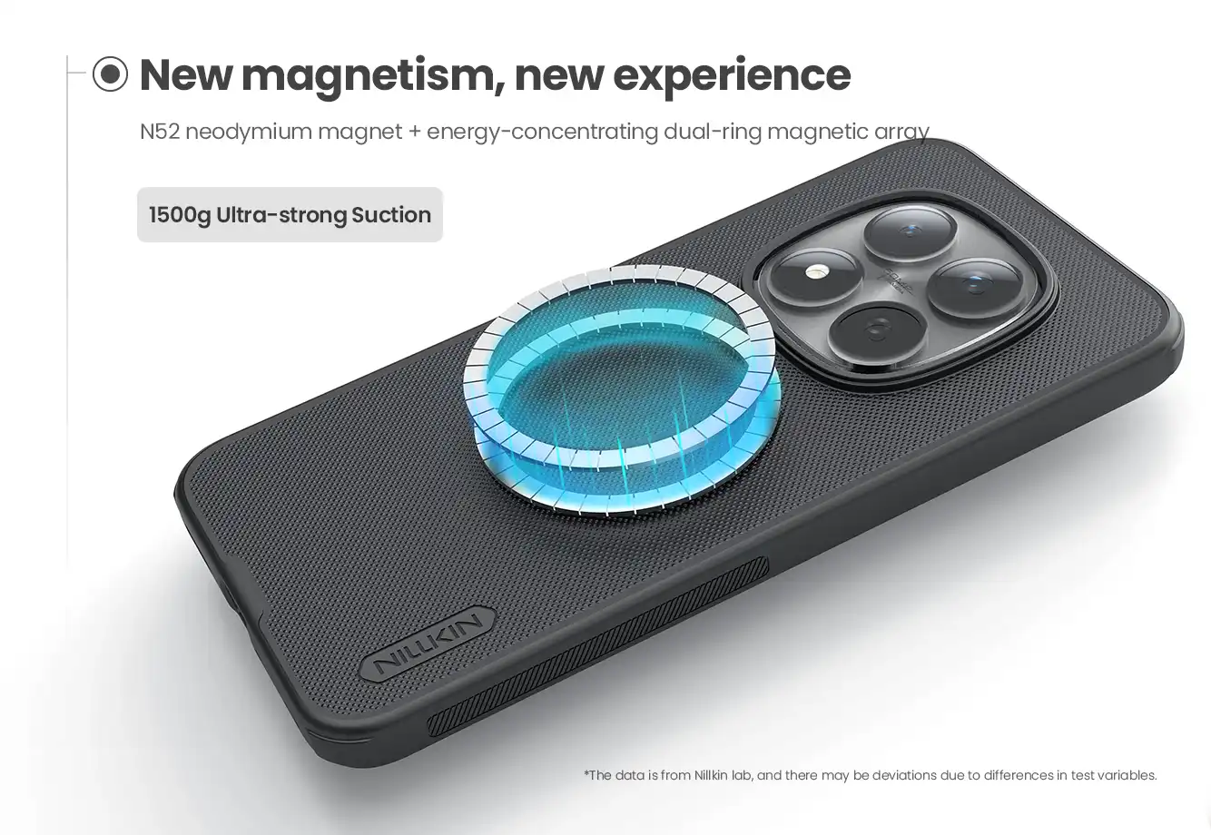 قاب نیلکین شیائومی +Redmi Note15 Pro مدل Super Frosted Shield Pro Magnetic