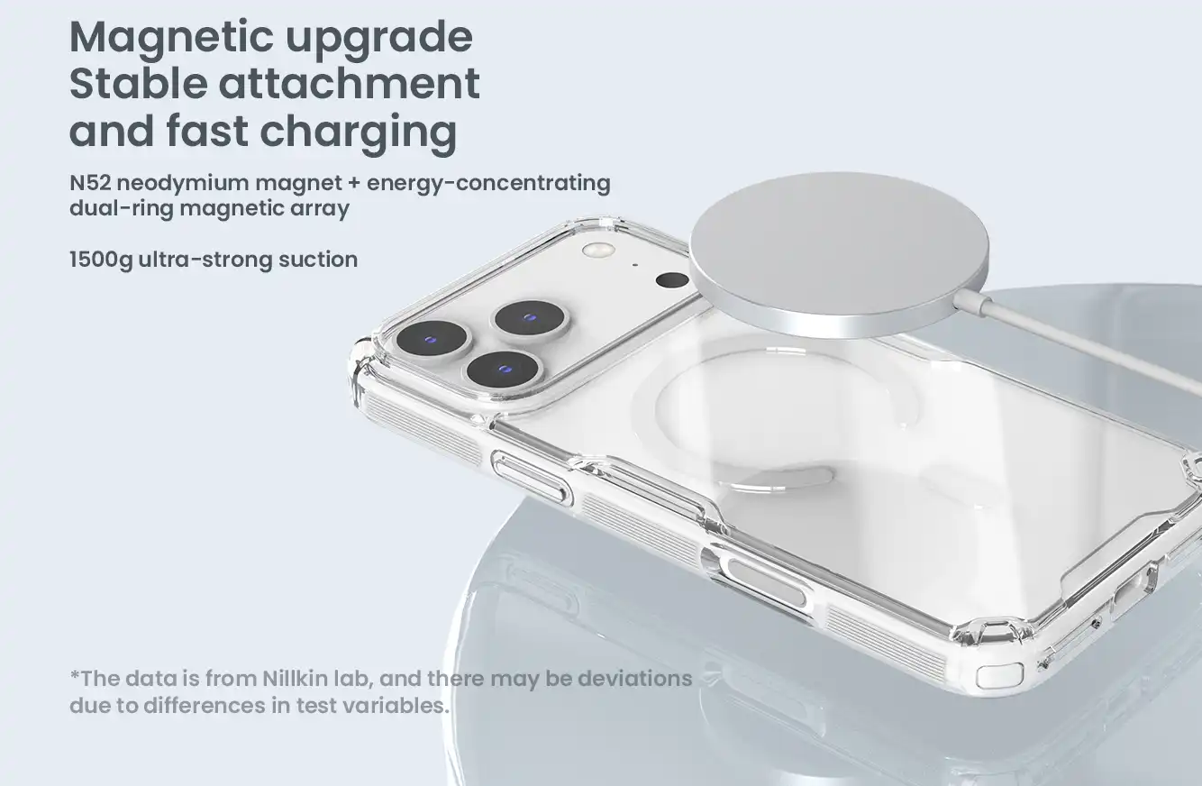 قاب نیلکین iPhone 17 Pro Max مدل Nature TPU Pro Magnetic