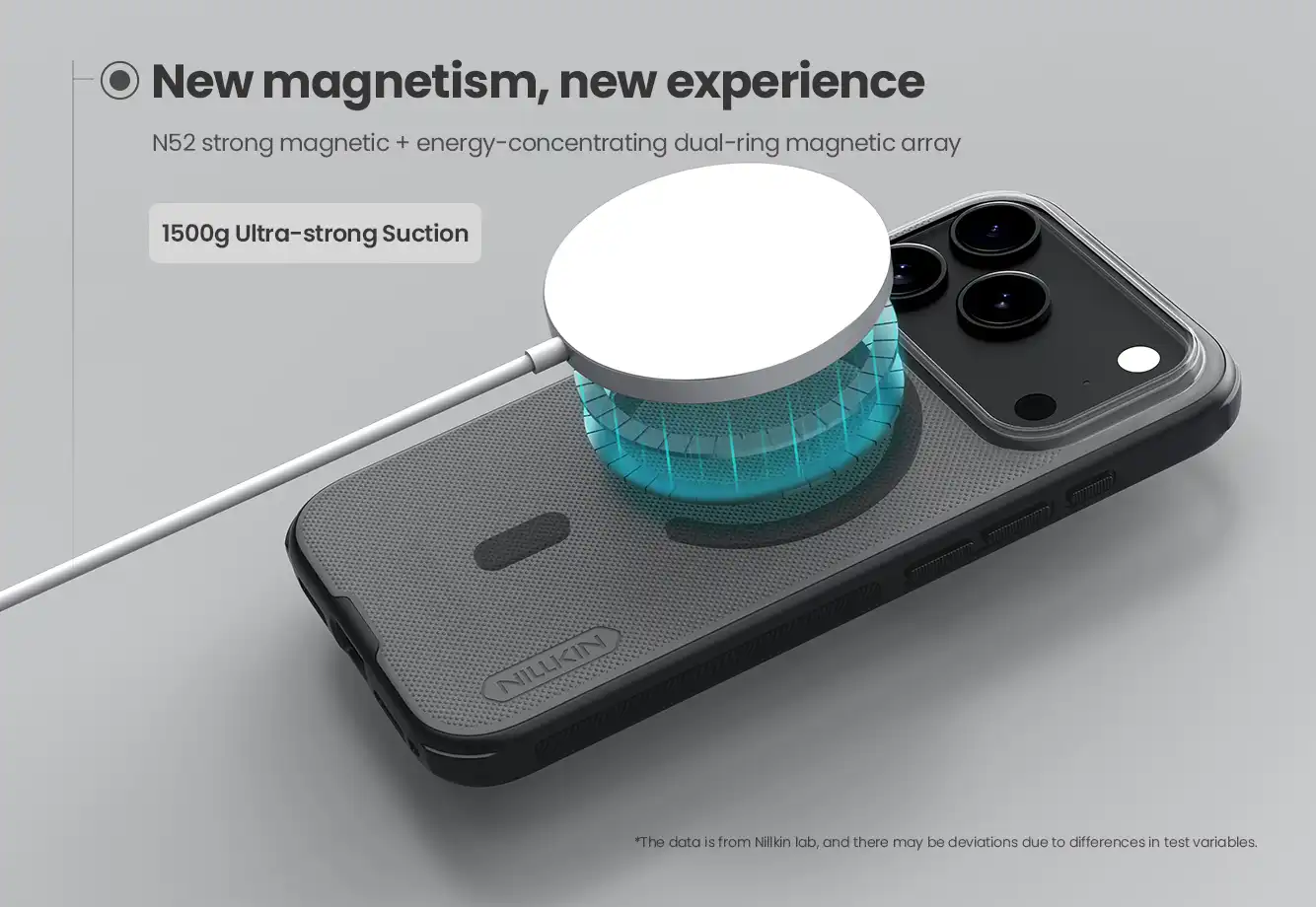 قاب نیلکین آیفون iPhone 17 Pro مدل Super Frosted Shield Pro Magnetic (Clear Version)