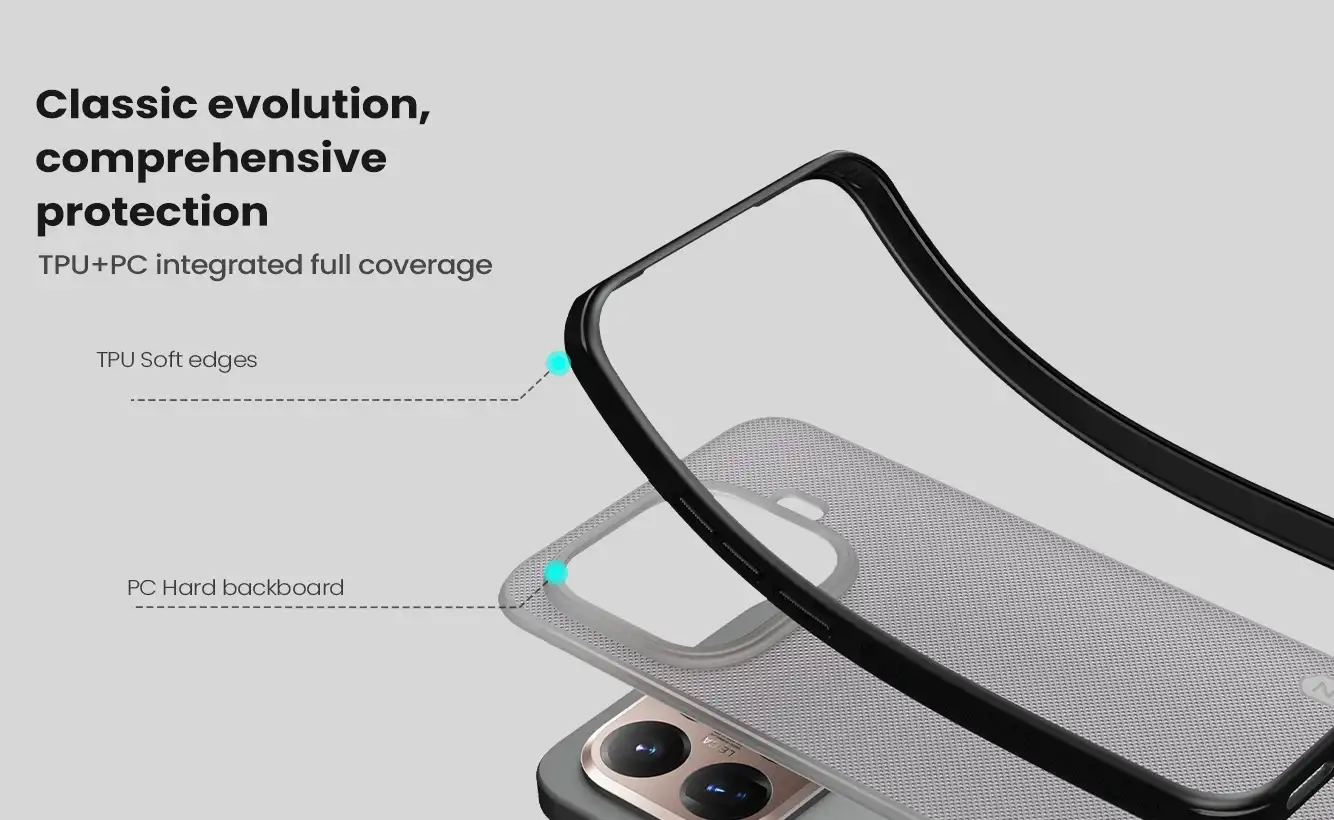 قاب نیلکین شیائومی Xiaomi 15 T Pro مدل Super Frosted Shield Pro (Clear Version)