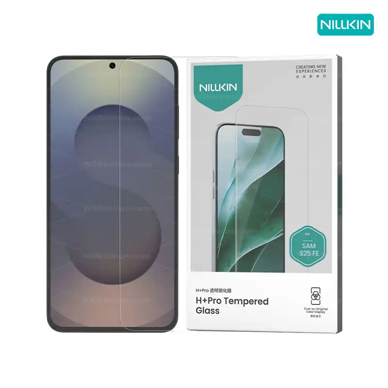 گلس نیلکین سامسونگ Galaxy S25 FE مدل H+ Pro tempered glass