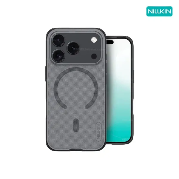 قاب نیلکین آیفون iPhone 17 Pro مدل Super Frosted Shield Pro Magnetic (Clear Version)