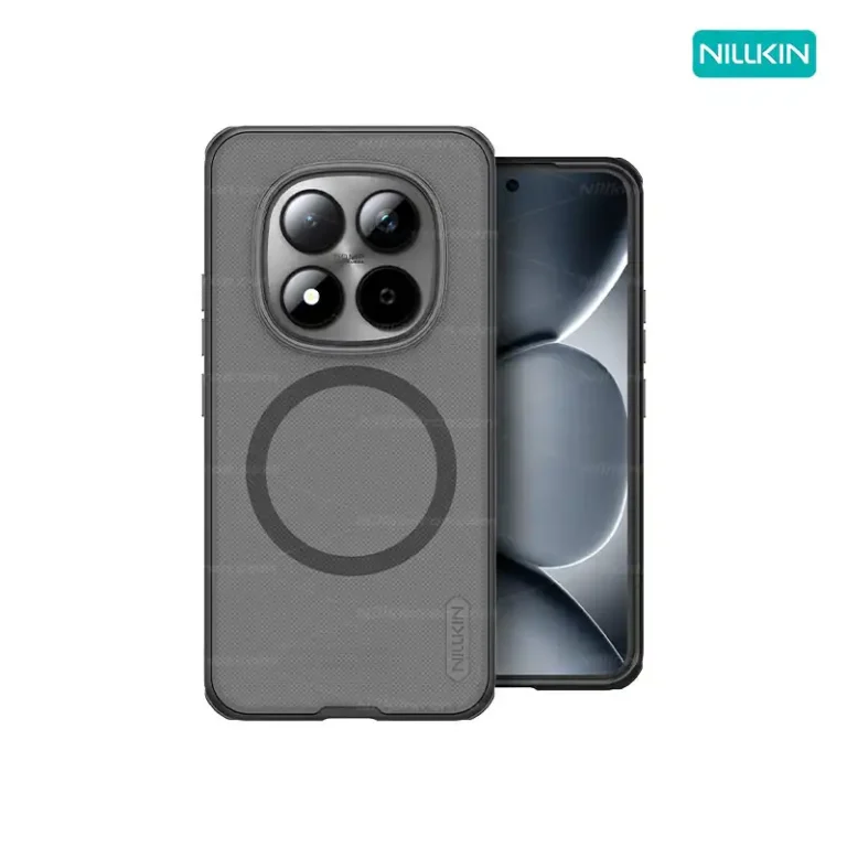 قاب نیلکین شیائومی +Redmi Note 15 Pro مدل Super Frosted Shield Pro Magnetic (Clear Version)