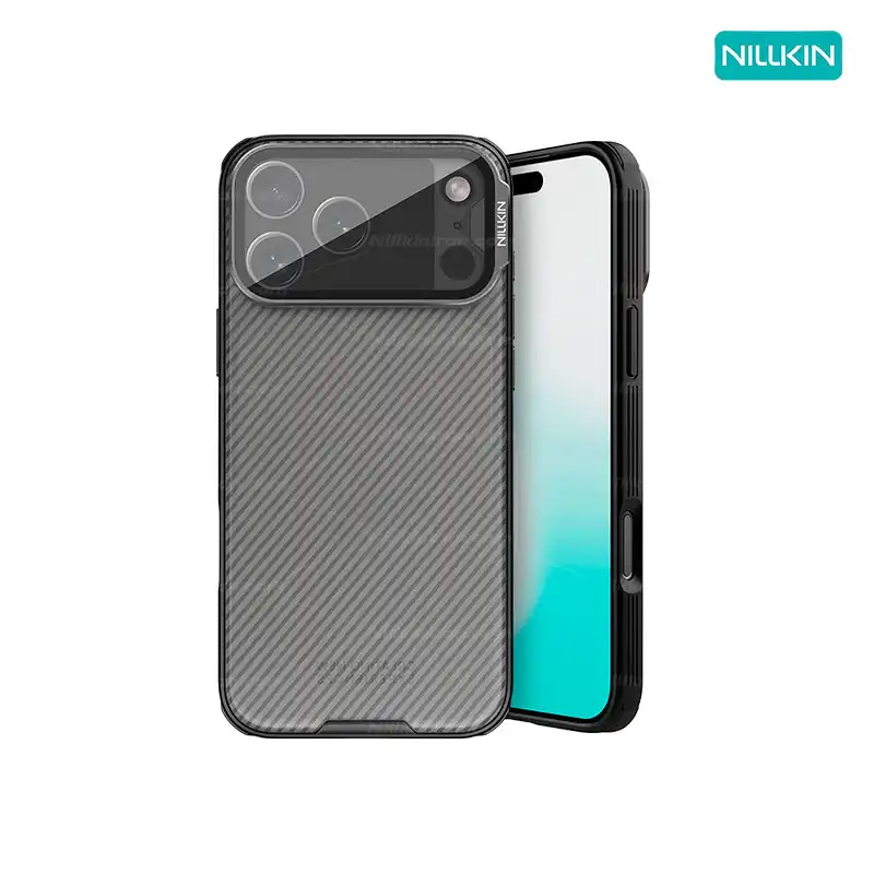 قاب نیلکین آیفون iPhone 17 Pro Max مدل Camshield Prop Clear version