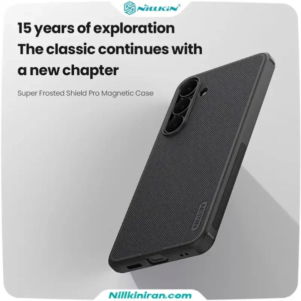قاب نیلکین سامسونگ Galaxy S25 FE مدل Super Frosted Shield Pro Magnetic