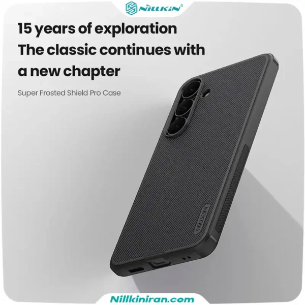 قاب نیلکین سامسونگ Galaxy S25 FE مدل Super Frosted Shield Pro