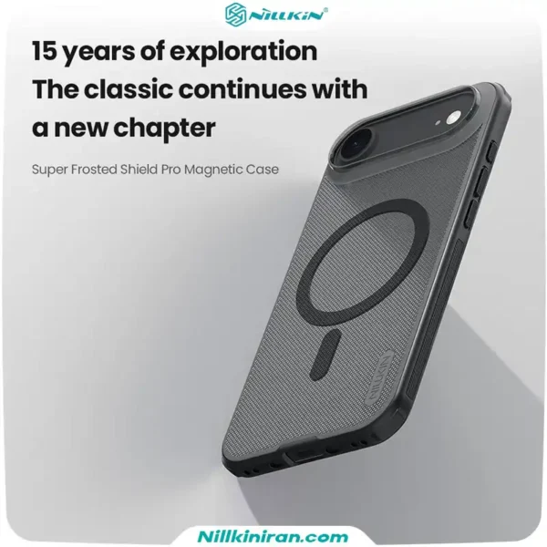 قاب نیلکین آیفون iPhone 17 Air مدل Super Frosted Shield Pro Magnetic (Clear Version)