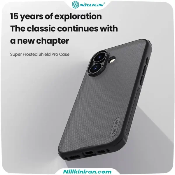 قاب نیلکین آیفون iPhone 17 مدل Super Frosted Shield Pro (Clear Version)