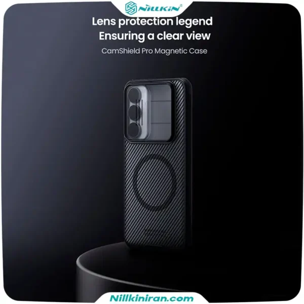 قاب نیلکین سامسونگ Galaxy S25 FE مدل (Camshield Pro Magnetic (Clear version