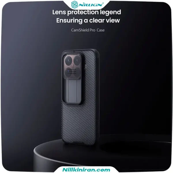 قاب نیلکین شیائومی Xiaomi 15 T Pro مدل CamShield Pro (Clear Version)