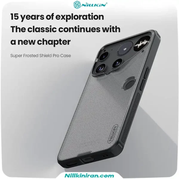 قاب نیلکین Nothing Phone 3 مدل Super Frosted Shield Pro (Clear Version)