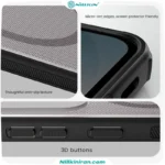 قاب نیلکین سامسونگ Galaxy S25 FE مدل Super Frosted Shield Pro Magnetic (Clear Version)
