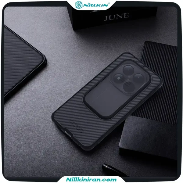 قاب نیلکین شیائومی +Redmi Note15 Pro مدل CamShield Pro (Clear Version)