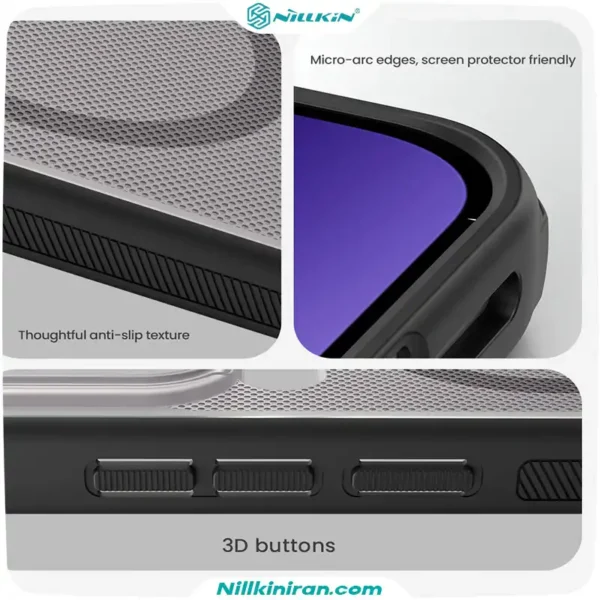 قاب نیلکین شیائومی Xiaomi 17 Pro مدل Super Frosted Shield Pro Magnetic (Clear Version)