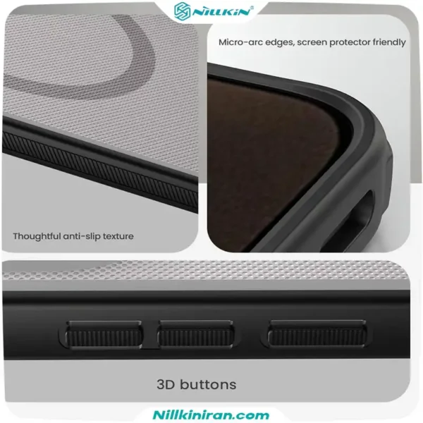 قاب نیلکین شیائومی 15T Pro مدل Super Frosted Shield Pro Magnetic (Clear Version)