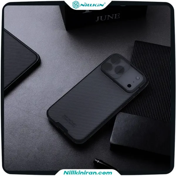قاب نیلکین آیفون iPhone 17 Pro Max مدل CamShield Pro (Clear Version)
