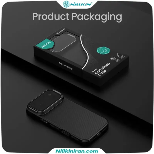 قاب نیلکین آیفون iPhone 17 Pro Max مدل CarboProp Magnetic