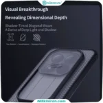 قاب نیلکین شیائومی +Redmi Note15 Pro مدل CamShield Pro (Clear Version)