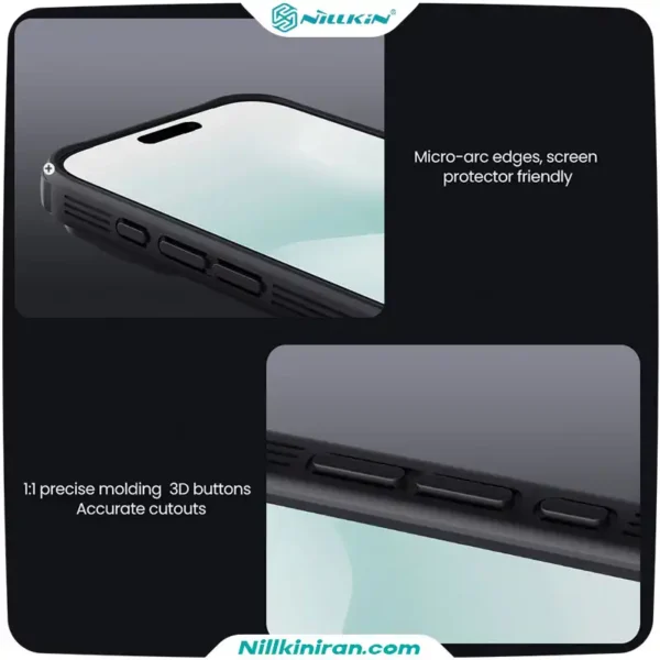 قاب نیلکین آیفون iPhone 17 Pro Max مدل Camshield Pro Magnetic Clear version