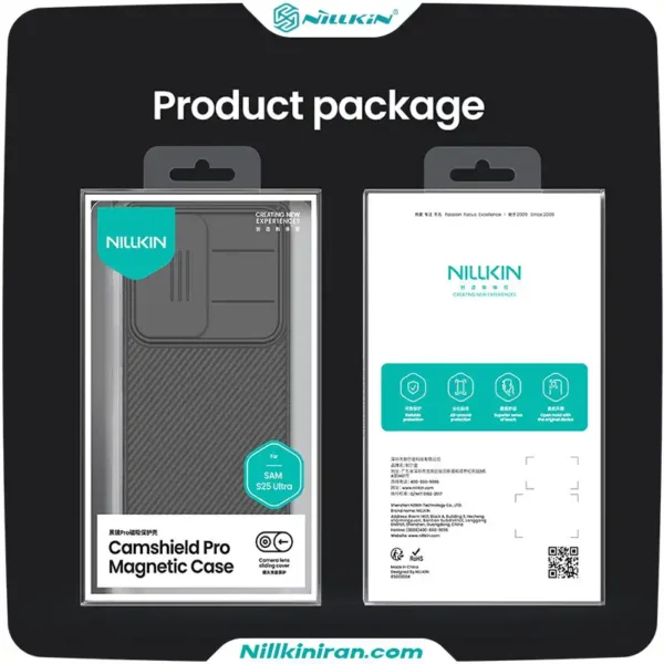 قاب نیلکین سامسونگ Galaxy S25 Ultra مدل CamShield Pro Magnetic