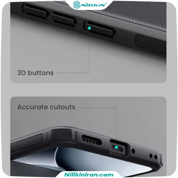 قاب نیلکین شیائومی +Redmi Note15 Pro مدل Super Frosted Shield Pro Magnetic