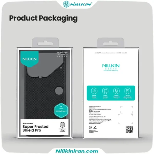 قاب نیلکین Nothing Phone 3 مدل Super Frosted Shield Pro