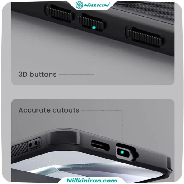قاب نیلکین سامسونگ S25 Plus مدل Super Frosted Shield Pro Magnetic