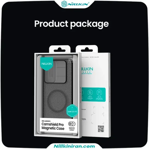 قاب نیلکین سامسونگ Galaxy S25 FE مدل (Camshield Pro Magnetic (Clear version
