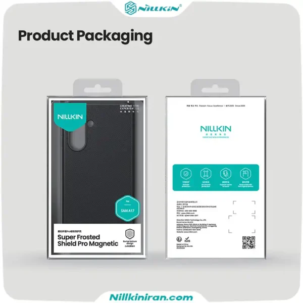 قاب نیلکین سامسونگ Galaxy A17 مدل Super Frosted Shield Pro Magnetic