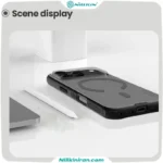 قاب نیلکین آیفون iPhone 17 Pro مدل Super Frosted Shield Pro Magnetic (Clear Version)