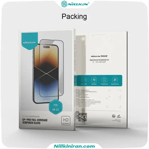 گلس نیلکین Xiaomi 15 مدل CP+ Pro tempered glass