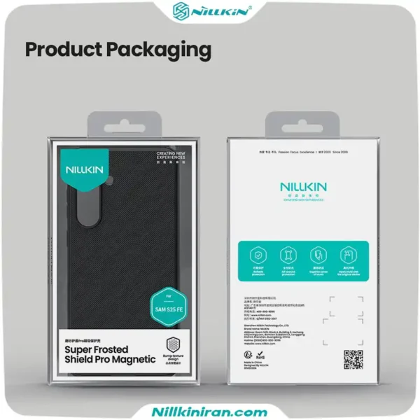 قاب نیلکین سامسونگ Galaxy S25 FE مدل Super Frosted Shield Pro Magnetic