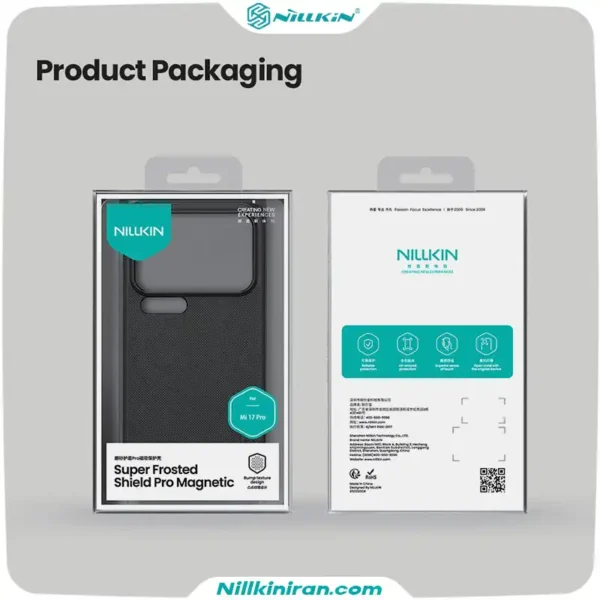 قاب نیلکین شیائومی Xiaomi 17 Pro مدل (Super Frosted Shield Pro Magnetic (MagSafe function