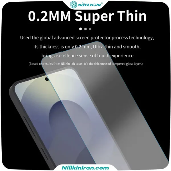 گلس نیلکین سامسونگ Galaxy S25 FE مدل H+ Pro tempered glass