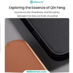 قاب نیلکین آیفون iPhone 17 مدل Qin Pro leather